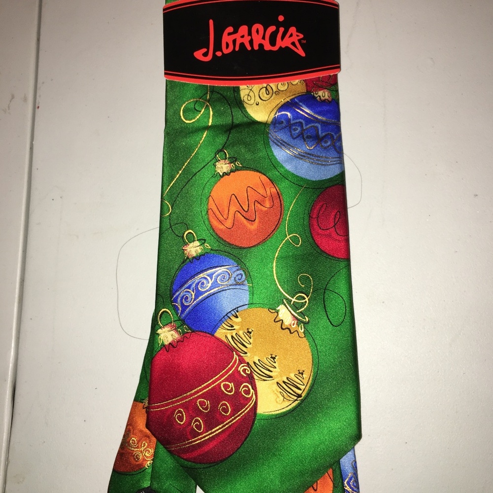 Jerry Garcia Black Christmas 🎄  Silk Tie  - Hangover Collection #62 …  Box1
